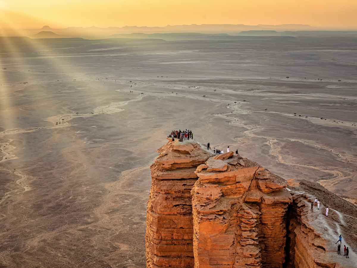 Cliffs of the Edge of the World near Riyadh